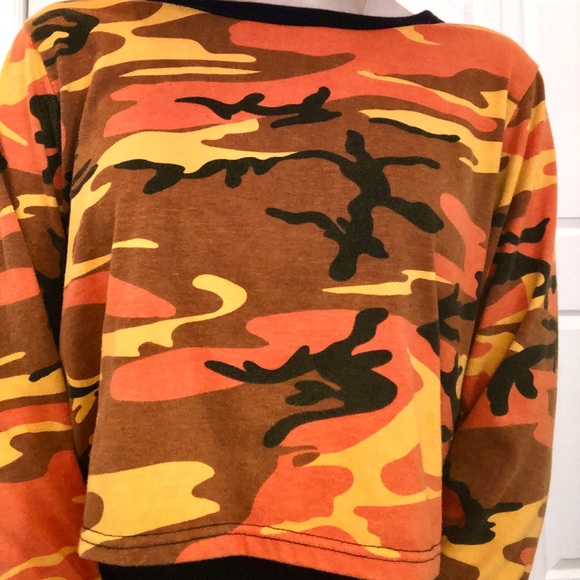 Orange Camo Tee - Picture 2 of 2